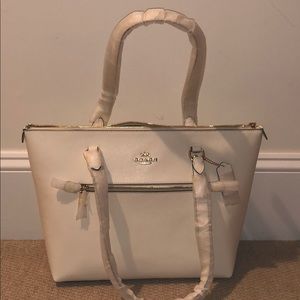Brand New White Coach Tote (still in wrapping!)